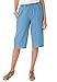 Roamans Women's Plus Size Kate Bermuda Shorts Light Stonewash,20 W