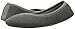 Isotoner Women’s Heathered Jersey Jillian Ballerina Slippers, Dark Charcoal, Large/8-9 M US