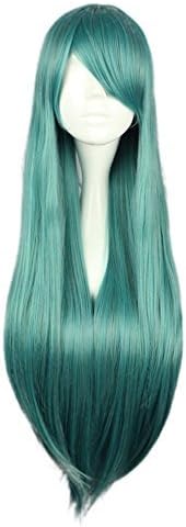 80cm 31'' Lolita 14 Colors Long Straight Women Girl Anime Cosplay Hair Full Wig+Wig Cap by CosplayMIX