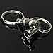 Partstock(TM 5-Pack Heavy Duty Dual Key Ring Quick Release Detachable Pull-Apart Key 2 Split Rings Keychains Lock holder Key Accessory.