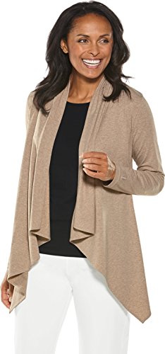 Coolibar UPF 50+ Womenâ€™s Sun Wrap - Sun Protective (XX-Large- Dark Taupe Heather)
