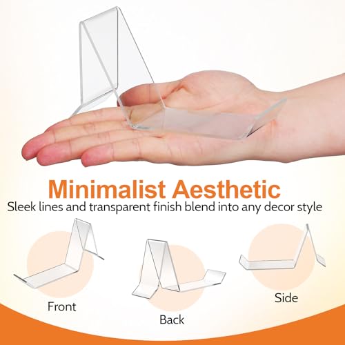 iplusmile 2 pcs Clear Acrylic Shoe Display Stand: Shoe Display Support Rack Holder for Retail Store, Home Wardrobe-Sandal, High Heel, Trainers | Shoe Display Support Rack Holder for Retail Store, Home Wardrobe-Sandal, High Heel, Trainers