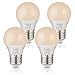 Tento 12v LED Bulbs E26/E27 Base Edison RV Interior Lighting, 4 Pack, Warm White, 5W (420 lm), 3000K