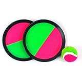Mseeur ball Paddle Catch and Toss Game Set- 7” Handheld Stick Disc - Assorted colors