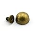LQ Industrial 25pcs 1/2 inch Bronze Purse Handbag Feet Mushroom Type Nailhead Hollow Round Head Stud Metal Philip Screw-Back Spike Studs Rivet Leather Craft DIY 12mm