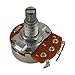 Musiclily Guitar Full Size Pots A500K Split Knurled Long 18mm Shaft Audio Volume Taper Potentiometers for Fender Stratocaster Telecaster Les Paul LP Electric Guitar Bass Replacement (Pack of 2)