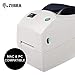 ZEBRA- TLP2824 Plus Thermal Transfer Desktop Printer for Labels, Receipts, Barcodes, Tags, and Wrist Bands - Print Width of 2 in - Serial and USB Port Connectivity (Renewed)