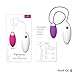 ROWAWA Bullet Vibrator Sex Toys for Women Multi-Speed Egg Vibrator Waterproof Adult Toys Remote Vibrator (Purple)