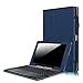 Fintie Dell Venue 10 / Venue 10 Pro 5000 Folio Case - Premium PU Leather Keyboard Stand Cover with Auto Sleep/Wake Feature for New Venue 10 (5050) Android / Venue 10 Pro (5055) Windows Tablet, Navy