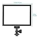 Neewer Camera LED Video Light - SMD LED Light Panel for Softer Lighting Photography, 3200K to 5600K Variable Color Temperature and Dimmable Light, Ultra Thin, T100 (Battery NOT Included)