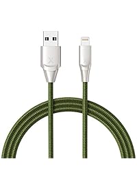 Cable Lightning Xcentz, Apple MFi certificado para iPhone, cable de carga, conector de aleación de zinc premium, 6 patas