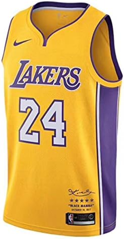 NIKE NBA New Season Los Angeles Lakers Kobe Bryant Mens Basketball Fans Jersey #24