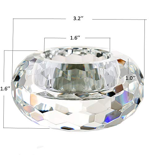 2 DONOUCLS+Crystal+Tealight+Decorations+Diameter