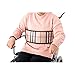 Wheelchair Seat Belt, Adjustable Chair Waist Lap Straps, Soft Safety Harness Cushion Belt, Medical Restraints Straps for Elderly Patients Cares in Bed and Wheelchair (Grid)
