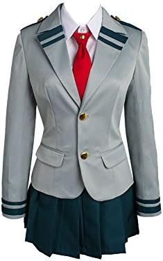 xingyueshop Ochako Uraraka Dress Midoriya Izuku Costume Adult School Cosplay Uniform Full Set