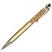 TwinkleArt 24K Gold Foil Ballpoint Pen Floating Golden Flakes with Gift Box (Champagne)