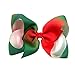 20PCS 6Inch Large Big Hair Bows Grosgrain Ribbon Rainbow Bow Alligator Hair Clips Hair Accessories For Baby Girls Toddlers Kids Teens