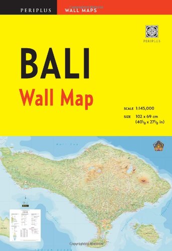 Bali Wall Map Third Edition