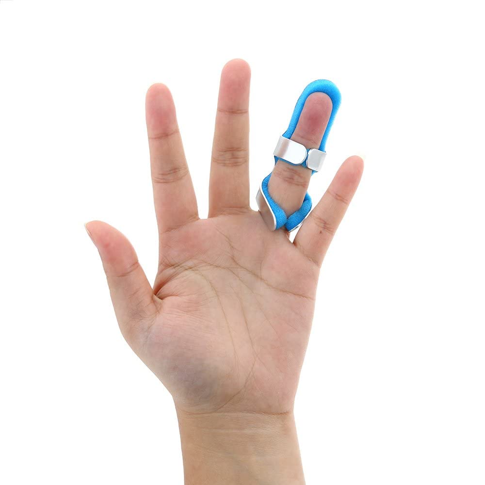 Solace Care Finger Immobilising Splint - Frog Type Finger Splint - Trigger Finger Splint - Finger Knuckle Support Brace for Straightening Bent,Locked & Mallet Finger - Medium