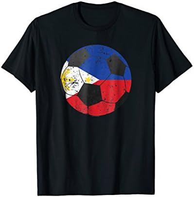 Soccer Ball Shirt Philippines Flag Philipino Flag