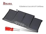 ROLADA A1496 Battery Replacement for Apple A1377 A1405 MacBook Air 13 inch,A1369 (Late 2010 Mid 2011 Version), A1466 (Mid 2012 Mid 3013 Early 2014),661-5731 MC503 MC504 MacBook Air Battery-55Wh/7200m
