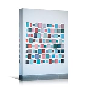 signwin Canvas Wall Art Assorted Color Squares Abstract...