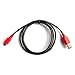 PortaPow 5ft Data Blocker Micro USB Cable Compatible with Android Smartphones etc.