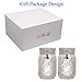 Mason Jar Lights Solar Powered iThird 2 Pack 20 LED String Lights Fairy Lights Outdoor for Patio Table Wedding Christmas Party Decorations Waterproof Warm White (Jars & Hanger Included)