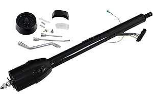 IBESTWOLF 33" Black Auto Steering Column Shift Tilt with Prewired for 1960-1972 Chevrolet C10 Truck C20 GMC Without Key