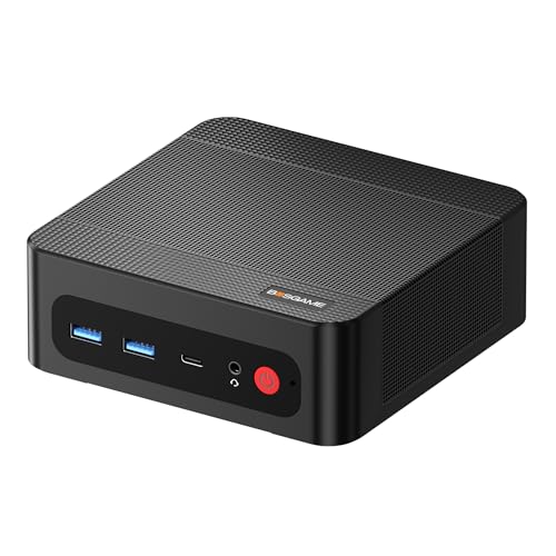 BOSGAME P4 Ultra Windows 11 Pro Business Mini PC AMD Ryzen 7 7730U, 8 Core, 16 Threads, Up to 4.5GHz, 16GB DDR4 RAM, 1TB SSD, Triple Display 4K@60Hz, HDMI, Type-C, USB3.2, LAN, Wi-Fi 6E, BT5.2