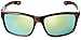 Suncloud Mayor Polarized Sunglass with Polycarbonate Lens, Tortoise Frame/Green Mirror, One Size