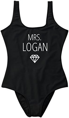Bridal Party Tees Honeymoon Mrs. Logan Swimwear: Leonetti Swimwear One Piece Swimsuit