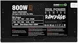 GameMax 800W Rampage Power Supply Non-Modular APFC 80 Plus Bronze Japanese view 11