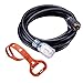Miady 25ft 30 Amp Generator Cord with Lighted End, 10 Gauge Heavy Duty L14-30 Generator Power Cord Up to 7,500W with Cord Organizer
