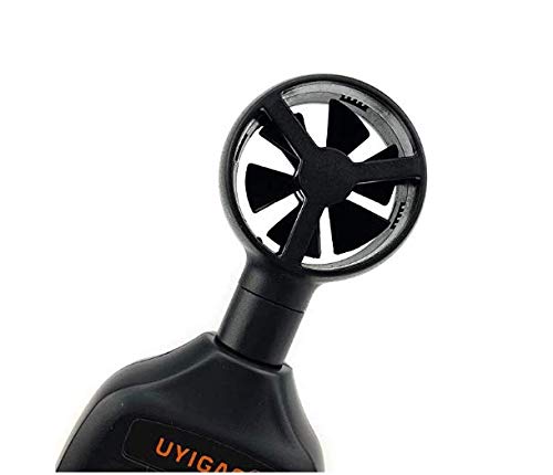 Handheld Digital Anemometer Wind Speed Meter for Measuring Wind Speed, Temperature with Back Light and Max/Min for Windsurfing Kite Flying Sailing Surfing Fishing