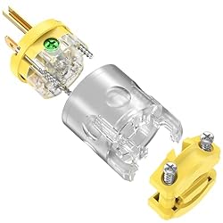 NEMA 5-15 Extension Cord Repair End Illuminated