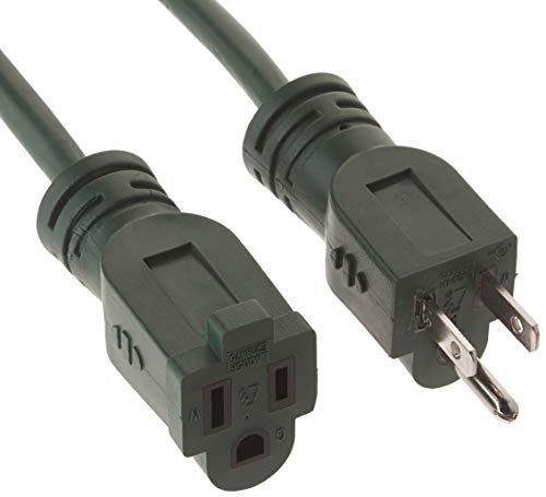 Woods 160001 16/3 SJTW Yard Master Landscape Extension Cord, Green, 20 Foot