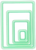 American Crafts 374082 4 Piece Sweet Sugarbelle Nested Rectangle Cookie Cutter