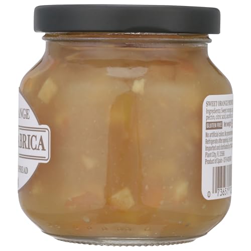 MARIO CAMACHO LA VIEJA FABRICA SWEET ORANGE PREMIUM FRUIT SPREAD, 9.9 OUNCE