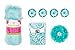 Locker Lookz Rug, Magnetic Storage Flower Bin and Flower Set 2016 Limited Edition (Bundle of 4) (Aqua Blue Poppy)