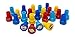 Superhero Party Supply Set: Superhero Sticker Roll (100 Stickers), 24 Piece Superhero Sayings Bracelets, & 24 Plastic Superhero Stampers - Great Addition To Your Superhero Party Supplies & Favors