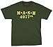 Mash Distressed Logo Green T-shirt Large