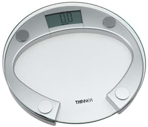Amazon.com: Thinner Scale by Conair TH301 Round Glass Scale, Silver