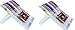Sargent Art 22-1502 10-count Fluorescent Gel Pens, 2 Packs