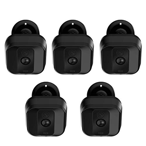 Blink XT Camera Wall Mount Bracket,Weather Proof 360 Degree Protective Adjustable Indoor/Outdoor Mount and Cover for Blink XT Home Security Camera Anti-Sun(Black(5 Pack)