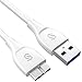 Micro USB 3.0 Cable Syncwire - USB 3.0 A Male to Micro B Cord for Samsung Galaxy S5, Note 3, Note Pro 12.2, Nokia Lumia 2520, Toshiba, Seagate, Western Digital Hard Drives & More - 3.3ft White