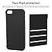 Crave Case for iPhone SE Case, iPhone 5s, Strong Guard Protection Series Heavy-Duty Case for iPhone 5 5s SE - Black