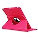 Fintie Case for iPad 9.7 2018 2017 / iPad Air 2 / iPad Air - 360 Degree Rotating Protective Stand Cover with Auto Sleep Wake for iPad 9.7 inch (6th Gen, 5th Gen) / iPad Air 2 / iPad Air, Magenta