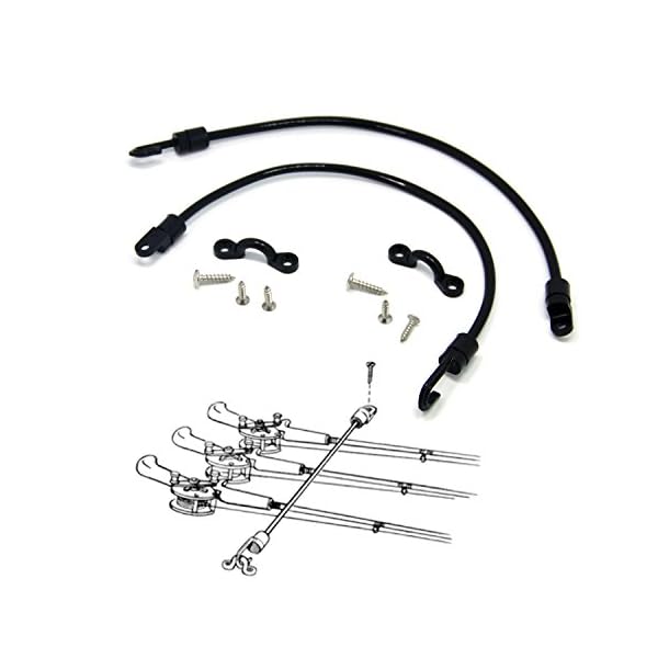 SAMS-Rod-Tamer-Strap-Holder-Rod-Saver-Deck-Mount-Connector-for-Boat-Fishing-12-Inch