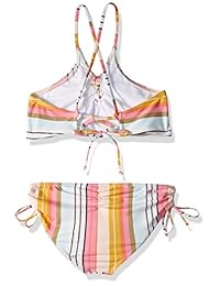 Sunny Song Hi Neck de Billabong Big Girls - Conjunto de natación de dos piezas